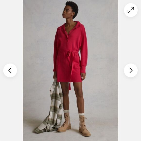 Anthropologie Daily Practice Polo Knit Mini Dress - Picture 4 of 4